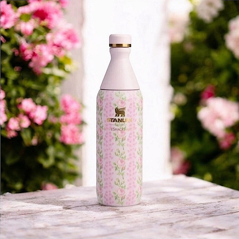 LoveShackFancy 🎀 x Stanley Slim Blooming Heirloom 🌸🍃 Tumbler